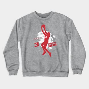 Bradley Beal Washington Silhouette Crewneck Sweatshirt